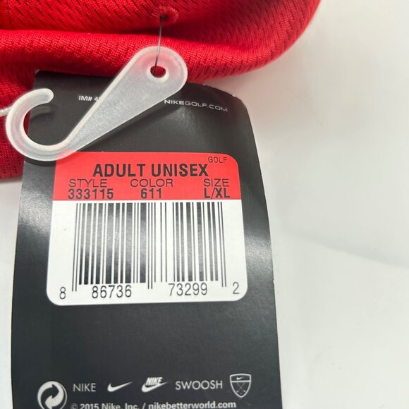 Nike Golf Cap Unisex‎ L/XL Red Limited Budweiser Talons Of Honor Fitted NEW - Picture 7 of 11